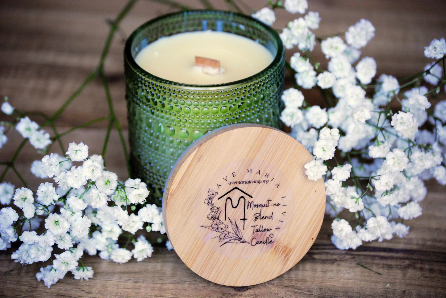 Citronella Tallow/Beeswax Candle